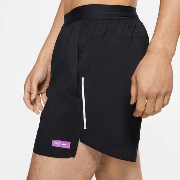 Nike Dri-FIT Flex Stride‎ Running Shorts Reflective Run Division Black XL CT2845 - Picture 1 of 11